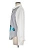 Unbranded 100% Polyester Color Block Gray Long Sleeve Blouse Size M - photo 5
