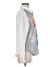 Unbranded 100% Polyester Color Block Gray Long Sleeve Blouse Size M - photo 4