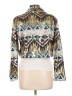 Adore 100% Polyester Print Gold Blazer Size L (estimated) - photo 2