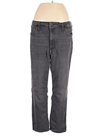 Madewell Curvy High-Rise Slim Straight Jeans in Richgrove Wash (view 1)