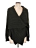 Lucky Brand 100% Polyester Green Cardigan Size L - photo 1