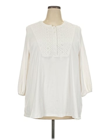 Isaac Mizrahi LIVE! 3/4 Sleeve Blouse (view 1)
