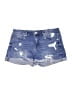 Blank NYC Stars Blue Denim Shorts Size 27 waist - photo 1