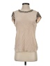 Rebecca Taylor 100% Silk Tan Short Sleeve Top Size 0 - photo 1