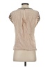 Rebecca Taylor 100% Silk Tan Short Sleeve Top Size 0 - photo 2