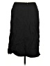 Theory 100% Polyester Solid Black Formal Skirt Size 10 - photo 2