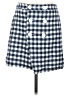 MNG Checkered-gingham Blue Casual Skirt Size S - photo 1