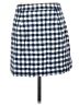 MNG Checkered-gingham Blue Casual Skirt Size S - photo 2