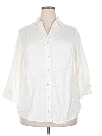 Avenue 3/4 Sleeve Button-Down Shirt (view 1)
