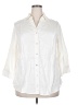 Avenue Ivory 3/4 Sleeve Button-Down Shirt Size 18 - photo 1