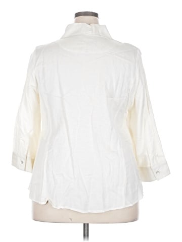 Avenue 3/4 Sleeve Button-Down Shirt (view 2)