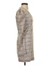 Aqua Tweed Gray Casual Dress Size S - photo 4