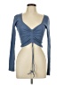 Zara Blue Long Sleeve Top Size L - photo 1