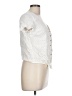 Roxy 100% Cotton Ivory Short Sleeve Blouse Size 10 - photo 4