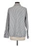 Zara Stripes Gray Long Sleeve Blouse Size M - photo 2