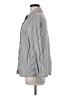 Zara Stripes Gray Long Sleeve Blouse Size M - photo 5