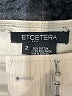 Etcetera Solid Tan Khaki Shorts Size 2 - photo 3