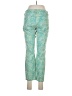 Ann Taylor Paisley Teal Jeans Size 6 - photo 2