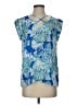 The Limited 100% Polyester Blue Sleeveless Blouse Size S - photo 1