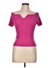 Ann Taylor LOFT Pink Short Sleeve Top Size L - photo 1