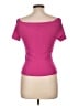 Ann Taylor LOFT Pink Short Sleeve Top Size L - photo 2