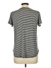 Forever 21 Stripes Gray Short Sleeve T-Shirt Size L - photo 2