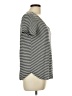 Forever 21 Stripes Gray Short Sleeve T-Shirt Size L - photo 4