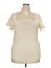 Old Navy Ivory Short Sleeve Top Size XXL (tall) - photo 1