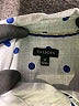 Talbots Polka Dots Blue Long Sleeve Button-Down Shirt Size M - photo 7