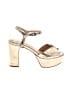 Schutz Gold Heels Size 5 1/2 - photo 1