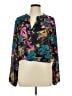 Allison Joy Teal Long Sleeve Blouse Size L - photo 1