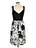 Max and Cleo Graphic Black Cocktail Dress Size 12 - photo 2