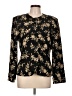 Rena Rowan 100% Rayon Floral Gold Blazer Size 12 - photo 1