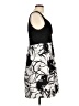 Max and Cleo Graphic Black Cocktail Dress Size 12 - photo 4