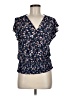 Petite Assembly Blue Short Sleeve Blouse Size M (petite) - photo 1