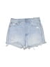 Gap Hearts Blue Denim Shorts Size 6 - photo 1