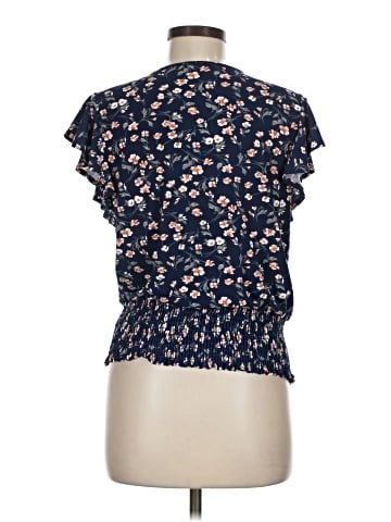 Petite Assembly Short Sleeve Blouse (view 2)
