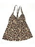 Summer Mae Animal Print Brown Swimsuit Top Size 20 - photo 1