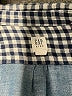 Gap Kids 100% Cotton Checkered-gingham Blue Long Sleeve Button-Down Shirt Size L (kids) - photo 3