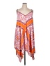 Forever 21 Plus Paisley Orange Casual Dress Size 1X Plus - photo 1
