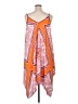 Forever 21 Plus Paisley Orange Casual Dress Size 1X Plus - photo 2