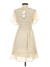 Tecrew 100% Polyester Hearts Ivory Cocktail Dress Size S - photo 2