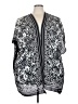 Max Studio 100% Polyester Silver Kimono Size 2X - photo 1