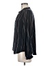 Nic + Zoe 100% Polyester Stripes Black Long Sleeve Blouse Size M - photo 5