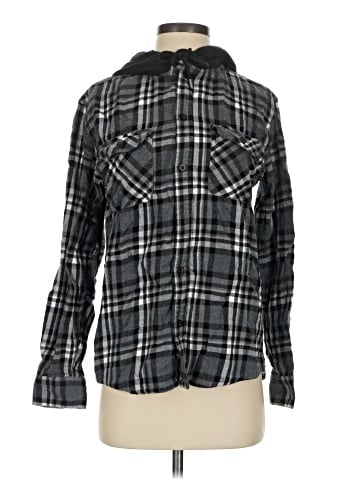 No Boundaries Long Sleeve Button-Down Shirt (view 1)