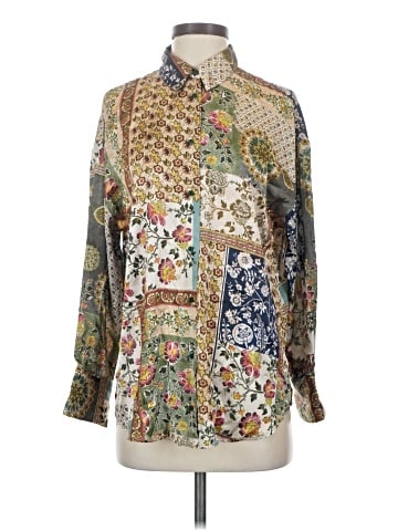 Zara Long Sleeve Button-Down Shirt (view 1)