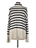 Gap Stripes Ivory Turtleneck Sweater Size M - photo 2