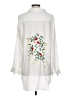 Grace Elements 100% Polyester Ivory Long Sleeve Blouse Size L - photo 2