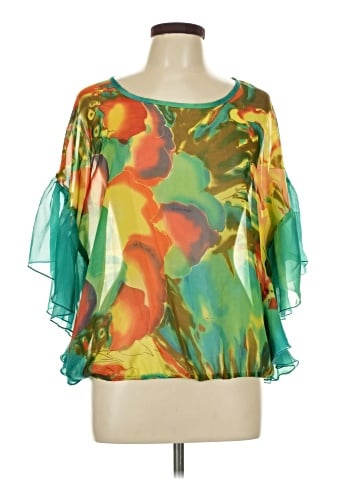 Romeo & Juliet Couture 3/4 Sleeve Blouse (view 1)