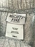 Mighty Fine 100% Cotton Stripes Gray Athletic Shorts Size S - photo 3